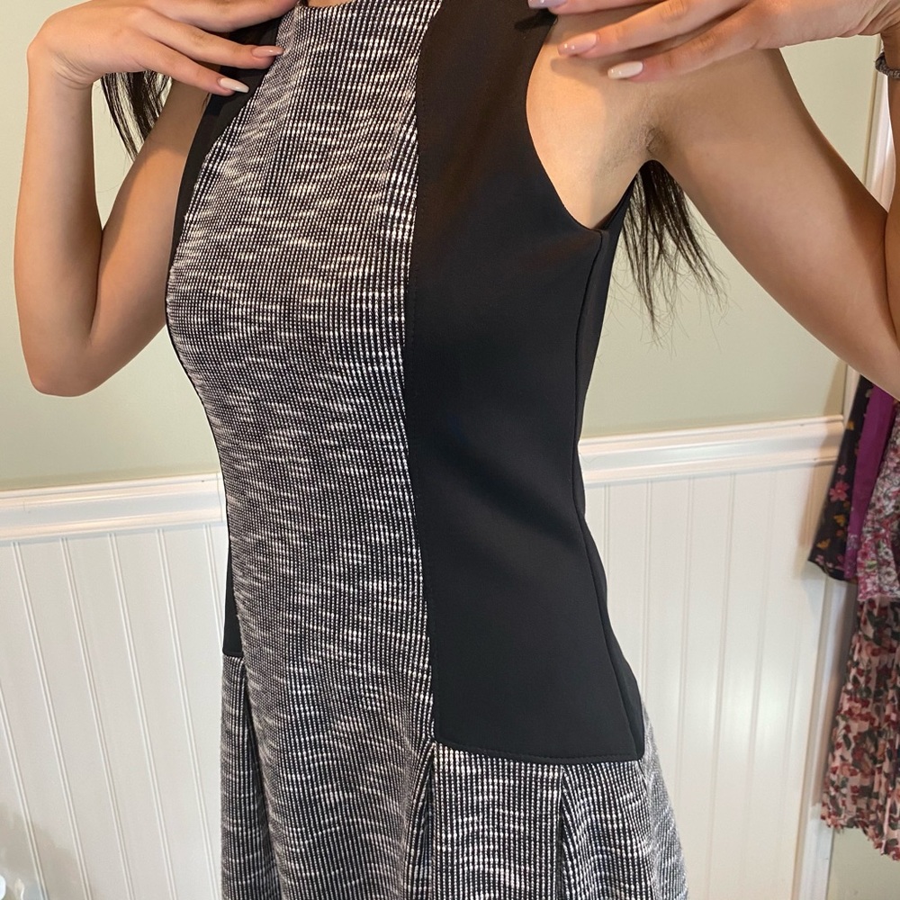 Guess Color Block Sleeveless Flared Mini Dress - image 4